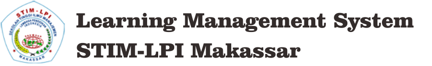 Logo dari Learning Management System of STIM-LPI Makassar